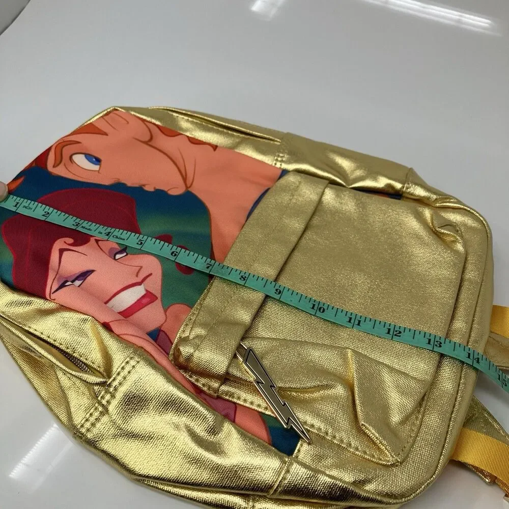 Disney Backpack Gold Hercules Megara Pegasus Metallic Oh My Disney Character NWT